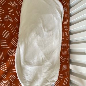 Cream Toddler snuggle me organic lounger cover.